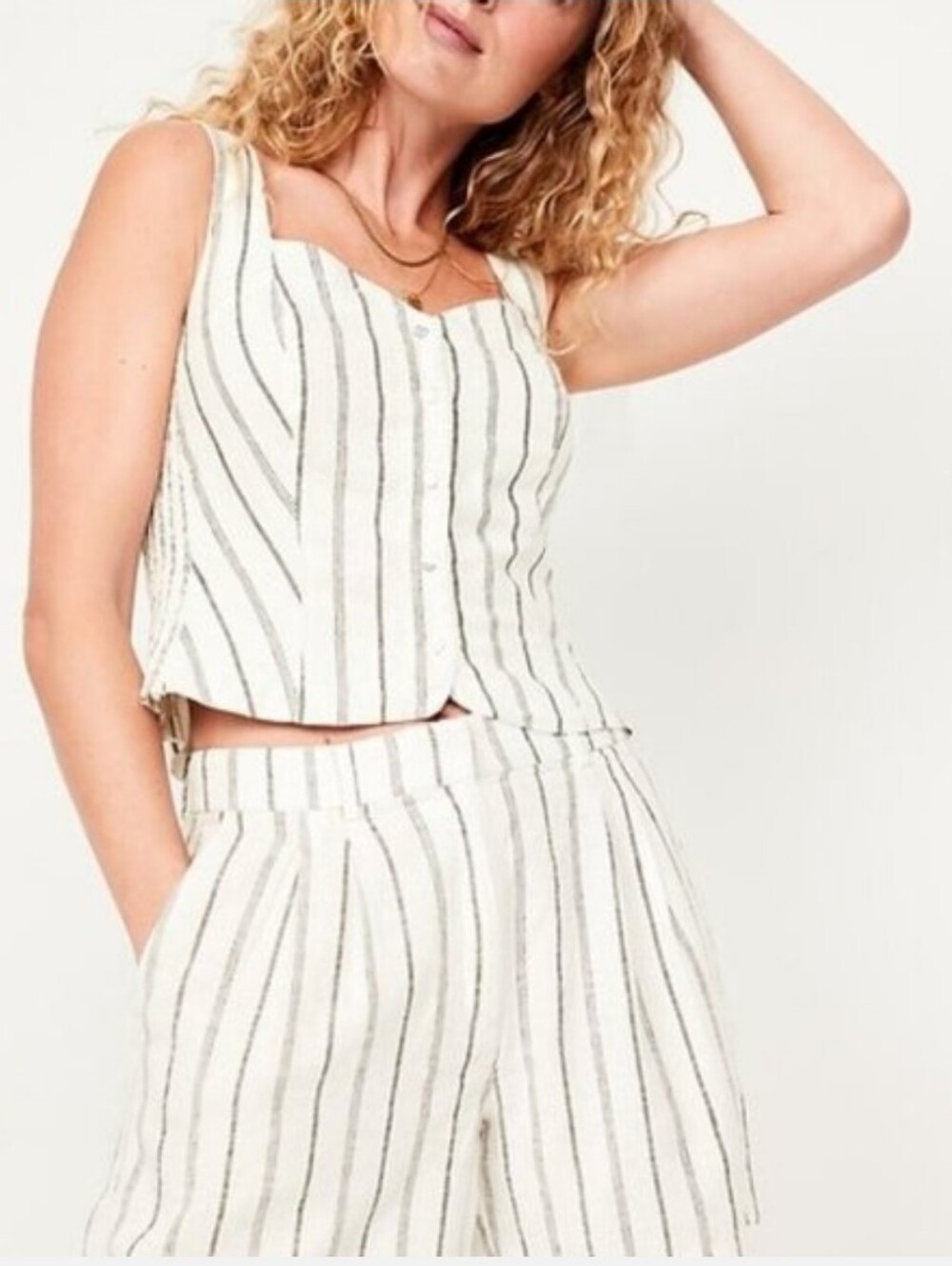 Old Navy Button Front Vest